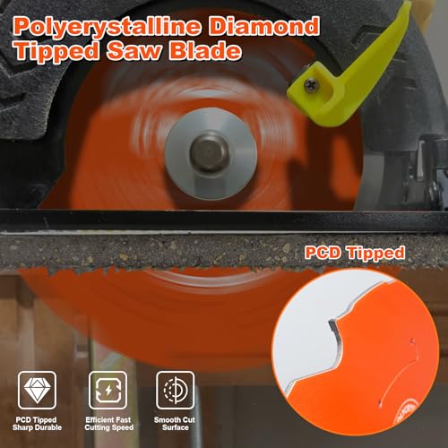 1 Pack 12 Inch 8T PCD Tipped Hardie Blade Fiber Cement Circular Saw Blade - size: 12" 8T (1 Pack)