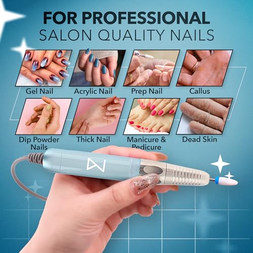 M Max Nail Drill, Brushless 2-in-1, 35000 RPM, Cordless | Mermaid - size: Standard - Mermaid