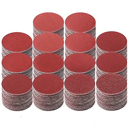 150 PCS 3 Inch Sanding Discs, MAPRIAL 3 Inch Hook and Loop Sanding Disc 80-2000 grit Sandpaper Attachment for Drill Sander Grinder Rotary Tools, Woodworking, Wood Furniture - size: 3 inch - 80-2000 grit