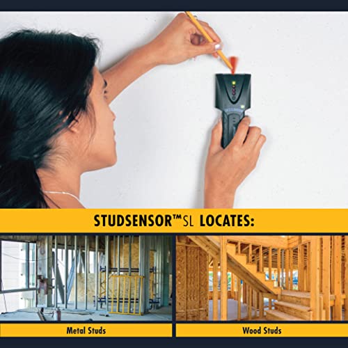 Zircon Stud Sensor SL, Metal And Wood Stud Finder, Edge Finding Wall Scanner, 3/4-Inch Depth With SpotLite Pointing System