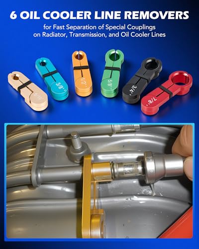 OMT 26Pc Quick Disconnect Tool Kit, Auto Fuel AC & Transmission Lines - color: Blue