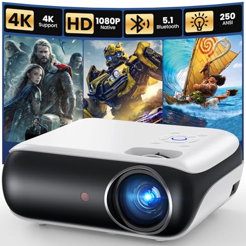 HAPPRUN Native 1080P Outdoor Smart Projector-Standard - style: Standard