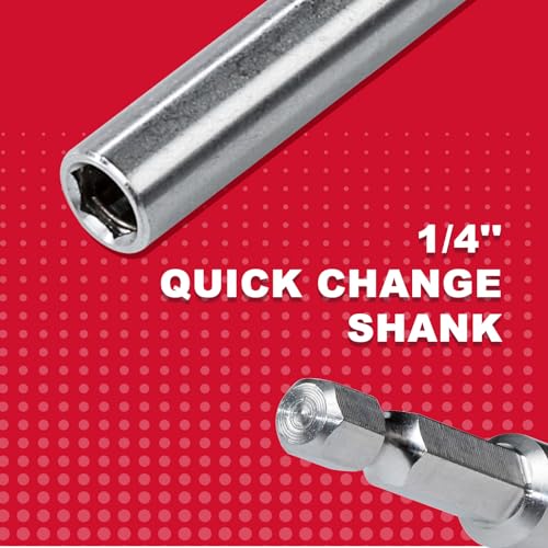 Geinxurn 2.5Inches Stainless Screwdriver Bit Holders, 6PACK Extension Socket Drill Bit Magnetic Holder Hex Shank Quick-Change Drill Bit Guide - size: 2.5 in