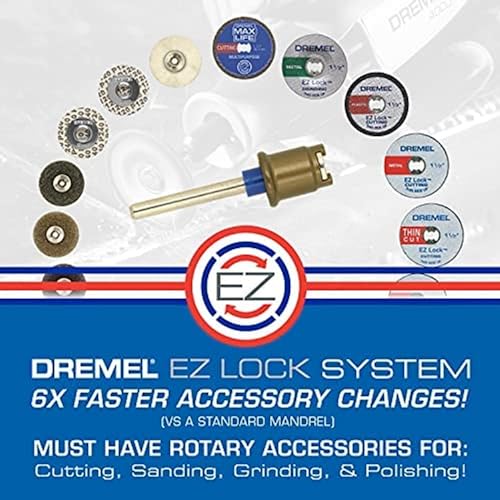 Dremel EZ456B 1-1/2" EZ Lock Rotary Tool Cutting Wheels - 12 Pieces