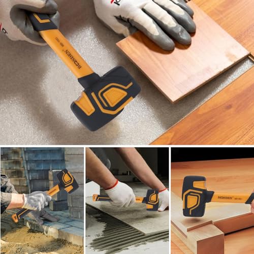 BOOSDEN Rubber Mallet Hammer Set 3 Piece 10 oz, 20 oz, 36 oz - size: 3-Pack Rubber Mallet