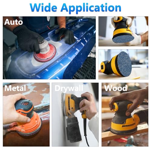 30Pcs 6 Inch Ceramic Mesh Sanding Disc Assortment for Orbital Sander - style: 6 Inch