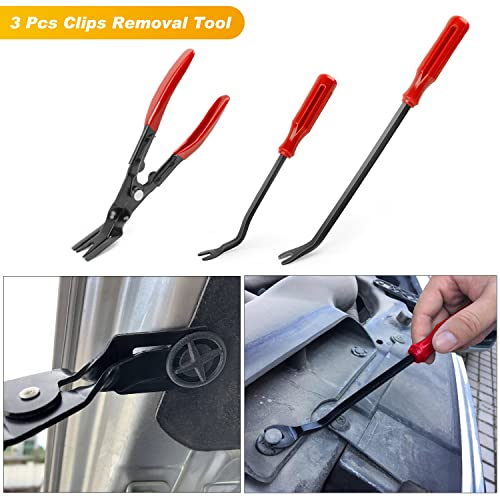 GOOACC 19Pcs Trim Removal Tool Set with Storage Bag - color: Red