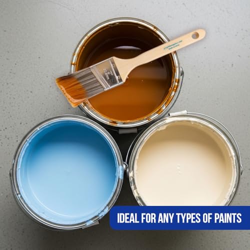 Pro Grade Paint Brushes, 2 Inch Angled Paint Brush, Trim & Walls, 3 Pack - size: 3Ea H 2A