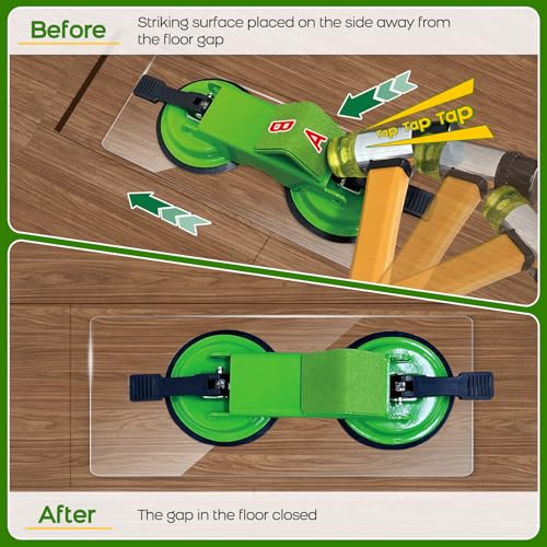 NAACOO Heavy Floor Gap Fixer Tool with 5pcs Sticky Pad