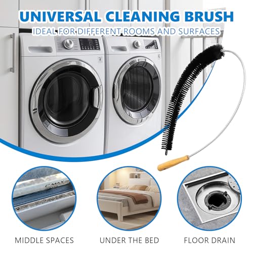 Dryer Lint Brush Vent Cleaner Tool 47.2 Inch Extra Long Flexible for Lint Trap Cleaning Tool Home Dryer Maintenance for DIY Users(1, PCS) - size: 47.2