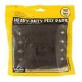 Smart Surface 8827 Heavy Duty Self Adhesive Furniture Felt Pads 1-Inch Round Brown 160-Piece Value Pack in Resealable Bag - color: Brown