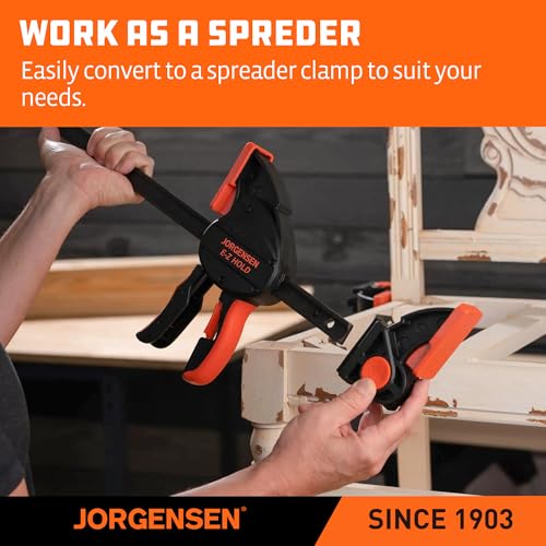JORGENSEN E-Z Hold 2-Pack 50" 800LBS Heavy Duty Woodworking Bar Clamps - size: 50 inch