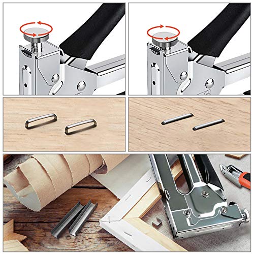 NEU MASTER Staple Gun with Staple Remover, Upholstery Staple Gun for Wood - style: 3 in 1 Staple Gun