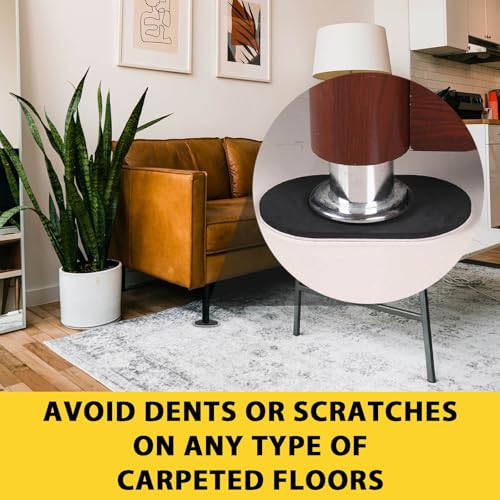 8 Pieces Furniture Sliders, 9 1/2" Sliders for Carpet Hardwood Floors Large Heavy Furniture, Reusable Heavy-Duty Gliders Movers Plastic Moving Pads Protectors (8 PCS 9 1/2" Beige) - size: 8 PCS 9 1/2" Beige