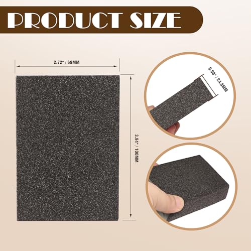16pcs Sanding Blocks Assortment Kit, Sponge Sand Block Washable and Reusable, Wet & Dry Sandpaper Block for Wood Metal Drywall and Furniture Paint - 36/60/80/100/120/150/180/220 Grit - size: 36/60/80/100/120/150/180/220 Grits
