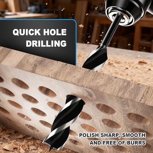 1/2" x 32" Auger Drill Bit with SDS Plus Shank for Wood - size: 1/2"x32"