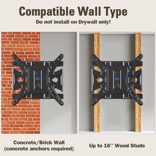 Mounting Dream Ultra Slim TV Wall Mount for 26-75” TVS Full Motion TV Mount - size: 26"-75" TV