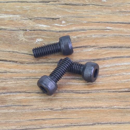 105 Pieces M4 x 10mm Socket Head Cap Screws, Thread Pitch 0.7mm, Sutemribor M4 Black Screws, 12.9 Grade Alloy Steel, Black Oxide Finish, Fully Threaded - size: M4 x 10mm, style: Socket Head