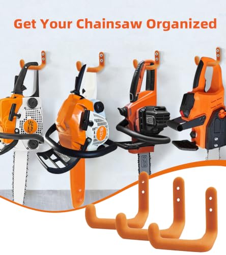 Chainsaw Hanger, 12 Pack Chainsaw Holder Wall Mount, Chainsaw Storage Hook - color: 12 Pack Hanger