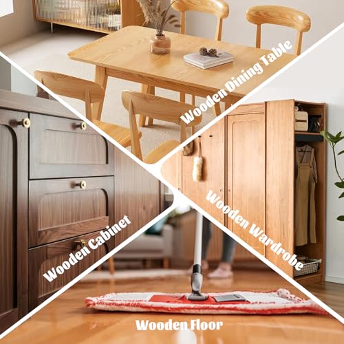 KEHOO Beeswax Wood Polish Spray, 120ml - Beeswax Furniture Polish Spray, Bring a Towel and a Sponge for Wood Multipurpose Wood Wax Restorer for Floors, Cabinets, and Tables（2PCs）