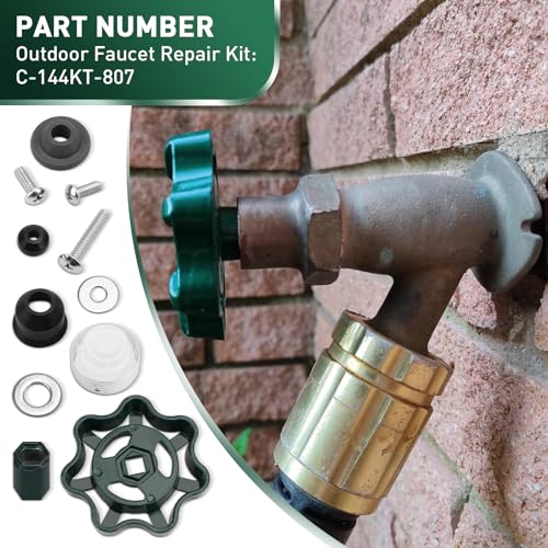 for C-144KT-807 Outdoor Faucet Repair Kit, for C-144/244 Series Wall Hydrant