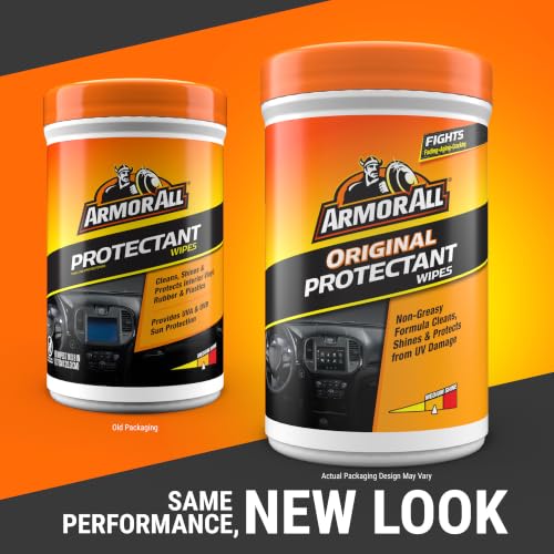 Armor All Car Interior Original Protectant Wipes, 90 Count, UV Protectant - size: 90 Count (Pack of 1)