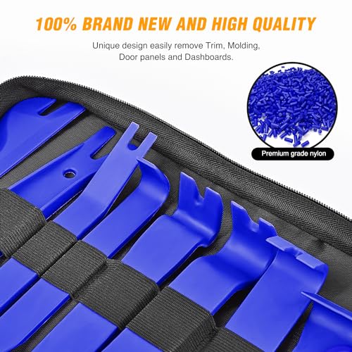 GOOACC 330Pcs Trim Removal Tool Auto Push Pin Bumper Retainer Clip Set - color: 330Pcs Clips Removal Kit Blue