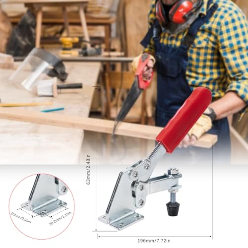 202F Horizontal Toggle Clamp, 2-Pack, 500 lb Holding Capacity - style: 202F,2PK