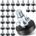 MROCO Furniture Leveling Feet 1/4"-20 UNC with T-Nuts, 24 Pack - size: 1/4"-20 / 24 Pack