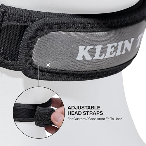 Klein Tools 60506 N95 Reusable Face Mask with Replaceable Filter, NIOSH Approved, Adjustable Head Straps, Hand Washable, Anti-Fogging