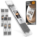 Nicpro 24 Pieces Carpenter Pencil Lead Refills 2.8mm, Black - color: Black, size: 24 Piece