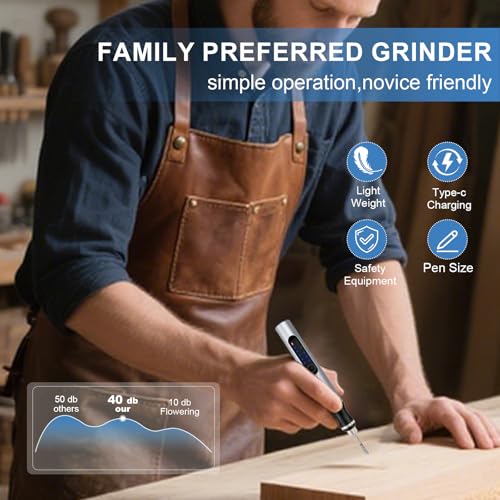 USB Rechargeable Engraving Pen with 42 Bits, Mini Rotary Tool kit,Engraver for Wood, Metal, Glass, and Plastic - Ideal for DIY, Jewelry, and Model Making