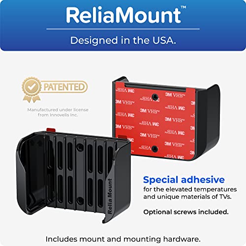 ReliaMount Premium Mount for Apple TV - Compatible with Every Apple TV - color: Black Apple TV Mount