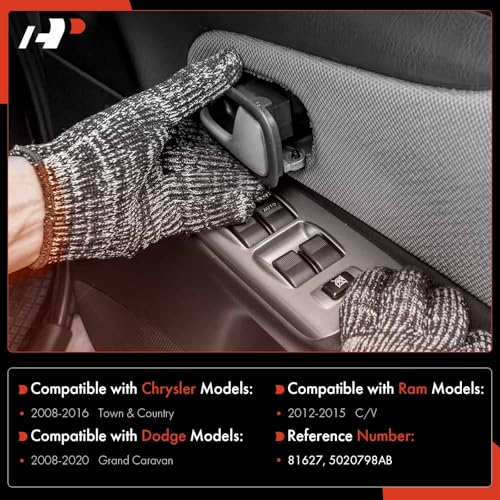 A-Premium Front Right Passenger Side Interior Door Handle - style: Front Right