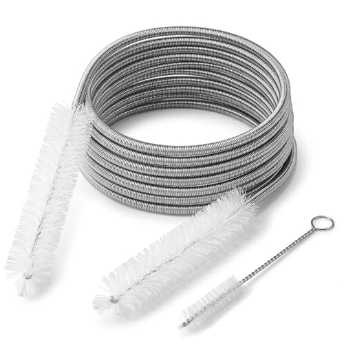 Flexible Drain Clog Remover Brush Single Head Extended Reach Cleaning Tool for Bathroom Kitchen and Sink Drains White - color: White, size: Medium