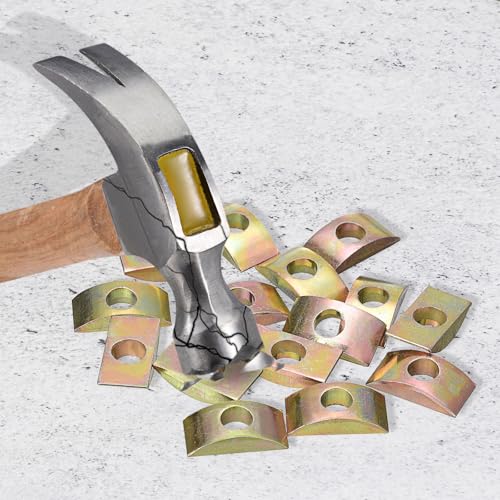 uxcell 8 Set CounterTop Connector, 5/16" x 3" Desktop Furniture Fastening Connectors Kit Used to Connect Table Top Bed Butcher Block CounterTops