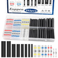 252Pcs Solder Seal Wire Connectors Kit, 120Pcs Heat Shrink Wire Connectors & 132Pcs Heat Shrink Tubing Waterproof and Insulated Electrical Wire Terminals for Marine, Automotive - size: 252Pcs