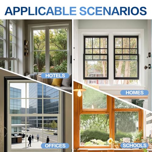 White Window Sash Vent Stops 6-Pack 1714WHITE, Nylon Snap-in | Window stoppers security for vinyl windows. High-strength nylon, crack-resistant. Fits 1.875" slots. Easy install.