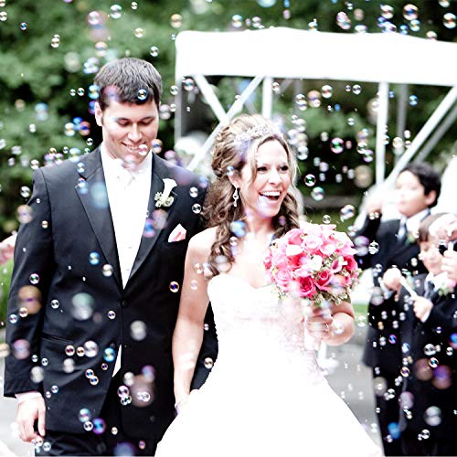 56 Pack White Wedding Bubble Bulk,Mini Bubble Wands Party Favors for Guests