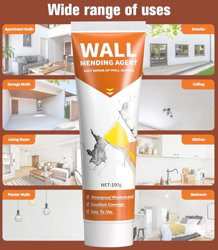 NINGOO Drywall Repair Kit,2 Pack Wall Repair Paste for Wall Holes & Cracks