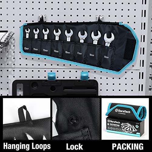 DURATECH Stubby Ratcheting Combination Wrench Set, Metric, 8-piece - size: 10 - 19 mm (8-Piece Set)