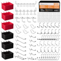 INCLY 126PCS Peg Board Organizer Accessories Kit for Organizing Tools - size: 126 PCS