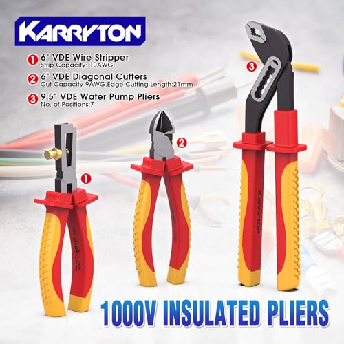 14PCS 1000V Insulated Electrician Tool Set
