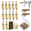 50 Set Self Drilling Drywall Anchors and Screws,Dry Wall Anchors Heavy Duty,Screws and Anchors Repair Tools for Wet and Drywall Fixing Picture,Furniture,Flags,Outdoor Decor-1.18inch