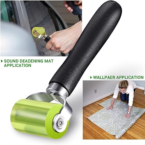 2 Size Car Sound Deadening Roller, Seam Roller for Noise Insulation, Heat Abatement Mat, Car Audio & Wallpaper Installation