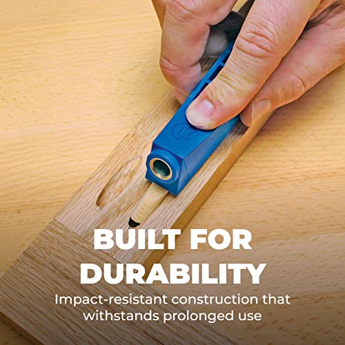 Kreg MKJKIT Mini Jig Kit - Simple, Compact Kreg Pocket-Hole Jig - Create Strong Joints Without Glue - for Tight Spaces & Small Projects - Holiday Home Improvement Gifts for Him