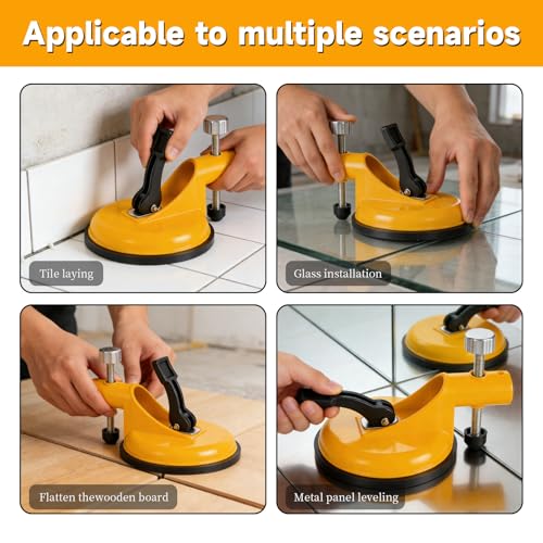 Floor Gap Fixer Tool - Adjustable Vacuum Suction Seam Countertop Leveling Alignment Clamp