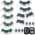 Terminal Removal Tool Kit 172 Pcs Depinning Tool Electrical Connector Pin Removal Tool Kit Pin Extractor Tool Set Wire Terminal Release Tool for Automotive Car Household Devices - color: 172 PCS
