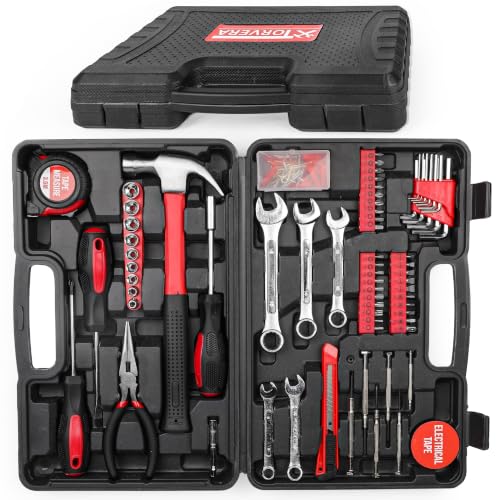 148-Piece Household Tool Kit with Sturdy Case – Carbon Steel Hand Tool Set for Home Repair, Apartment & Garage – DIY Toolbox for Men, Women & Beginners