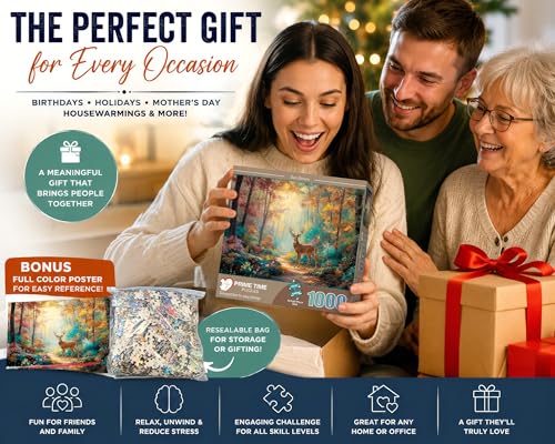 Adult Jigsaw Puzzle 1000 Piece Deer Dreams - color: Deer Dreams